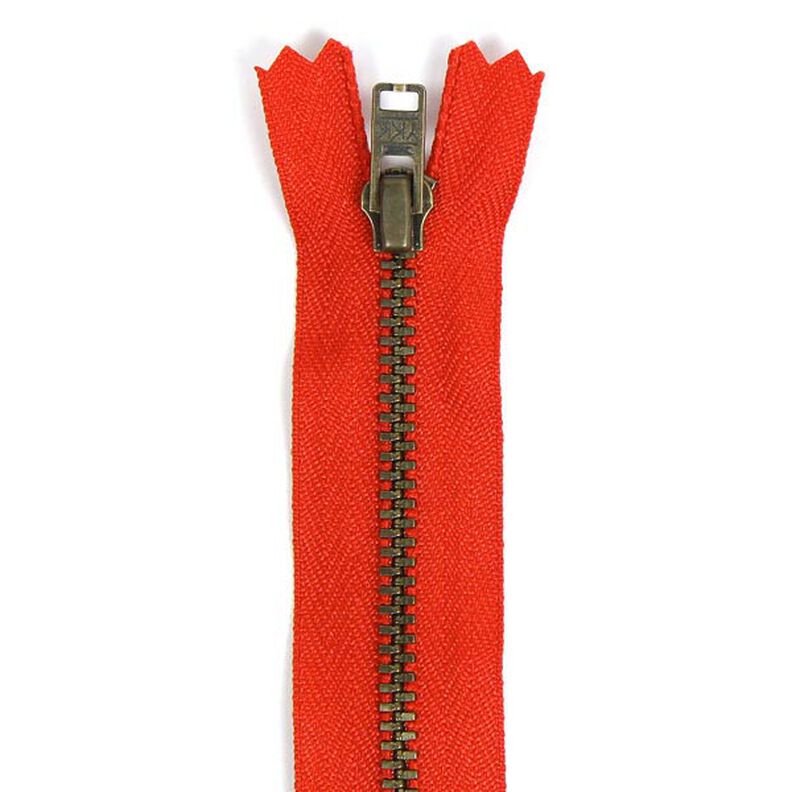 Fecho de correr não divisível | metal antigo (820),  image number 1