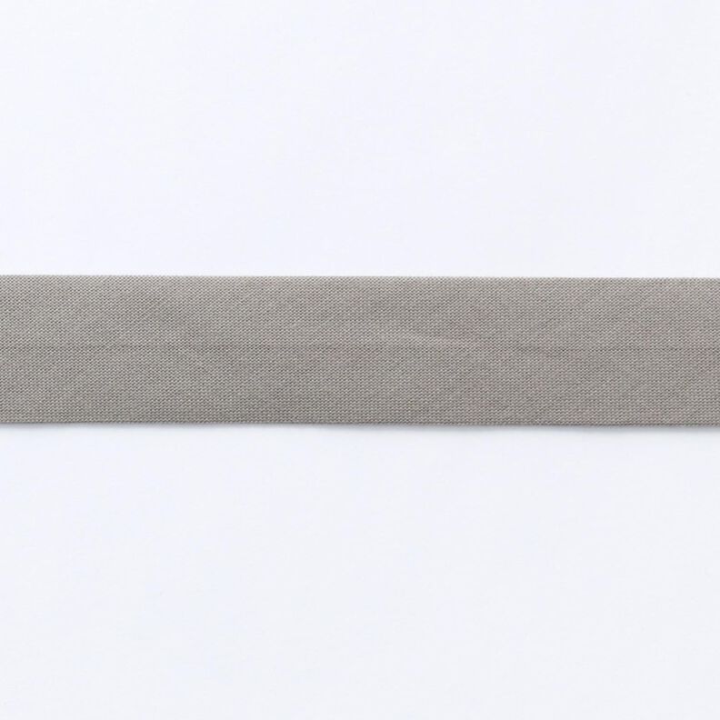 Fita de viés Algodão orgânico [20 mm] – cinzento,  image number 1