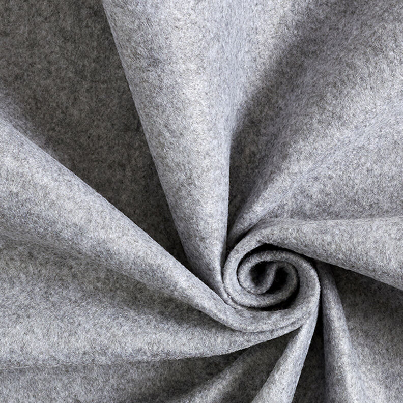 Feltro 180 cm / 1,5 mm de espessura Melange – cinzento claro,  image number 1