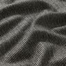 Tecido para calças mistura de lã e riscas melange – preto/branco,  thumbnail number 2