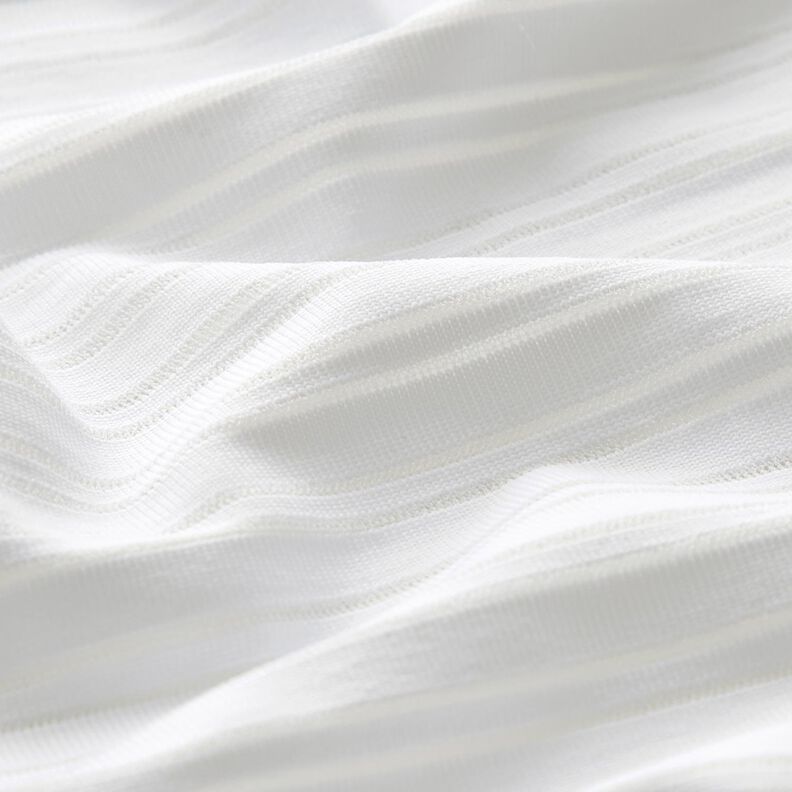 Tecido devoré Jersey Riscas – branco,  image number 2