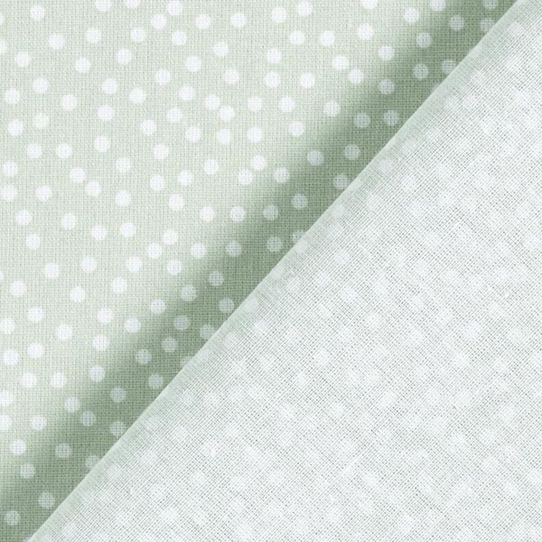 Tecido de algodão Cretone Pintas irregulares – verde pastel,  image number 5