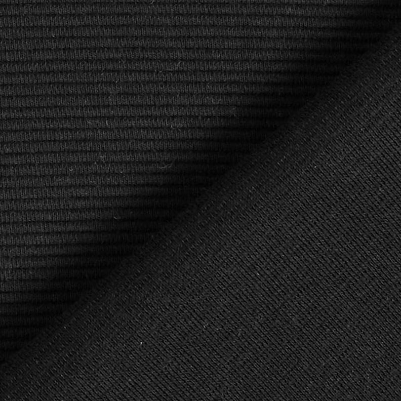 Jersey canelada Otomana lisa – preto,  image number 4