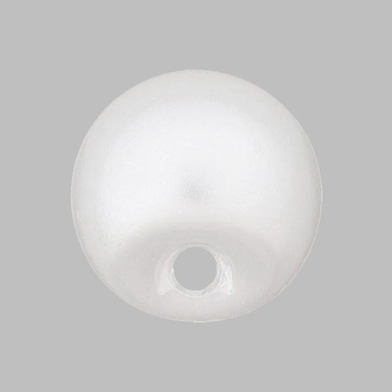 Botão de pérola e poliéster Brilho - branco,  image number 2