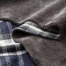 Tecido para sobretudos com reverso em pele Xadrez – azul-noite/cinza ardósia,  thumbnail number 5