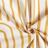 Tecido para decoração Meio linho Panamá Padrão às riscas abstrato – mostarda/natural,  thumbnail number 3