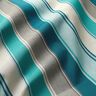 Tecido para exteriores Lona Riscas mistas – pinheiro azul/greige,  thumbnail number 2
