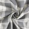 Tecido fino de algodão Xadrez – cinzento claro/branco,  thumbnail number 3