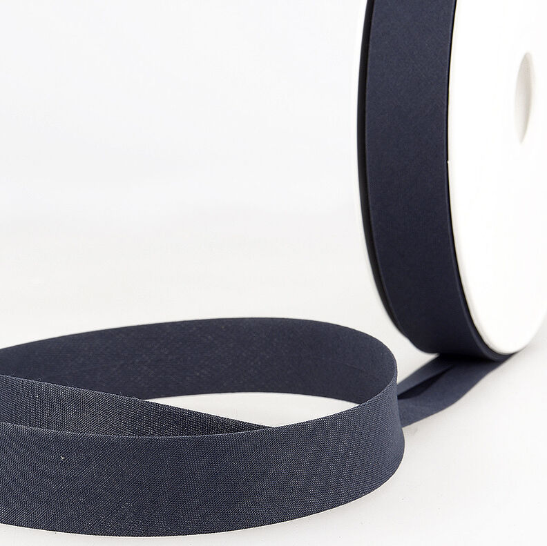 Fita de vi&eacute;s Polycotton [20 mm] &ndash; azul-marinho,  image number 1