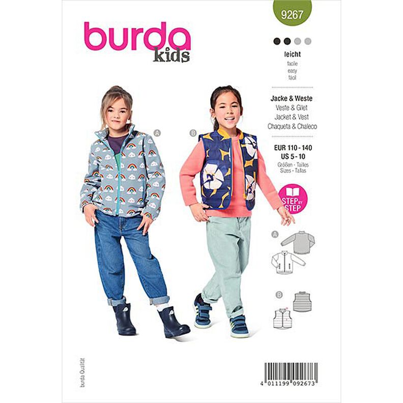 Kurtka, Burda 9267 | 110-140,  image number 1