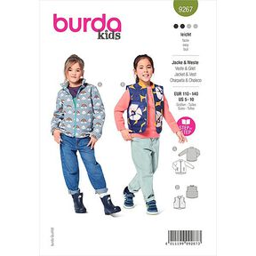 Kurtka, Burda 9267 | 110-140, 