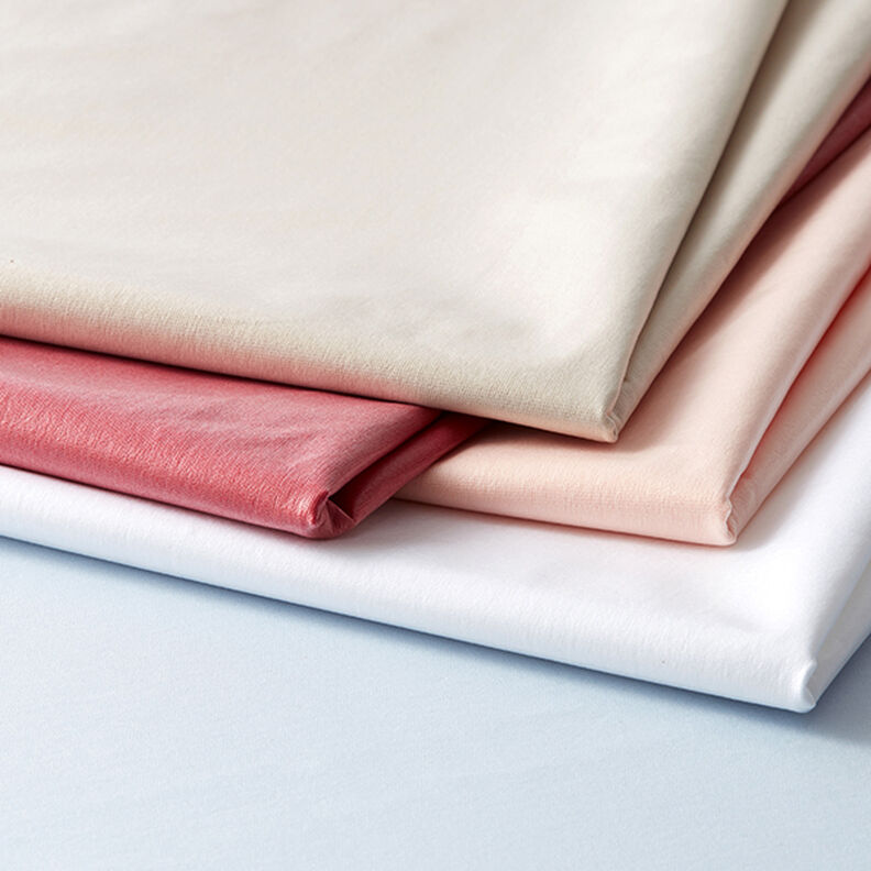 PUL Jersey de algodão monocromático – branco,  image number 4