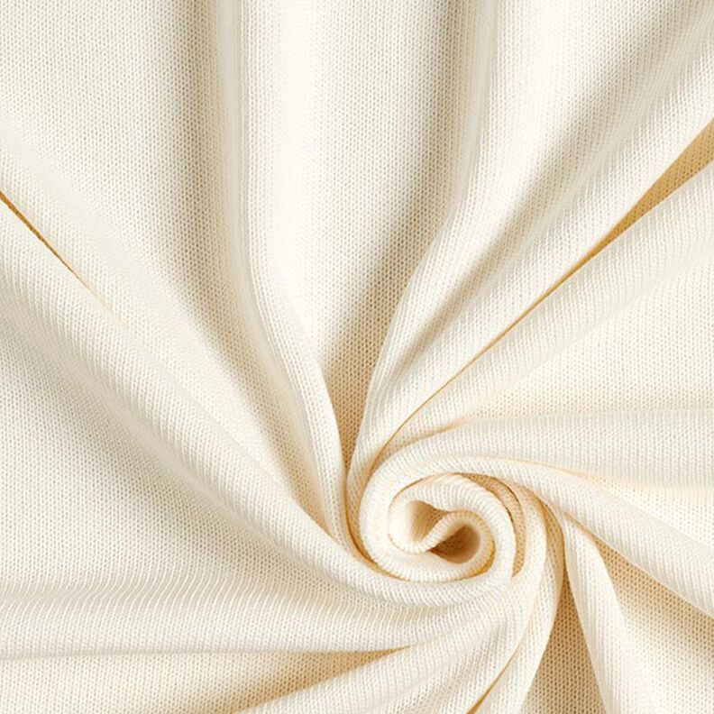 Tecido de malha de algodão – creme,  image number 1