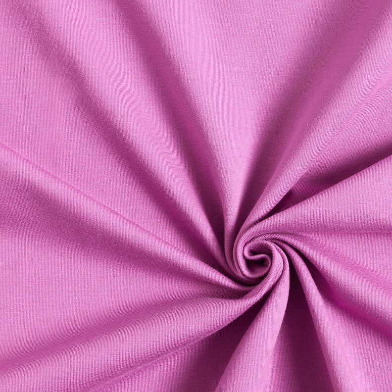 Terry francês simples liso – vermelho violeta médio,  image number 1
