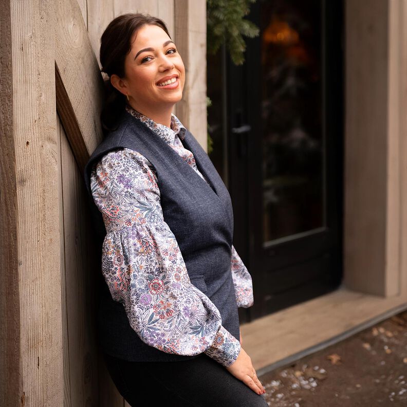 Popelina de algodão Flores silvestres | Poppy Fabrics – branco,  image number 5