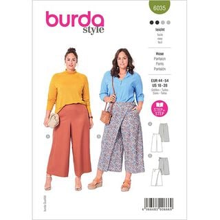 Spodnie, Burda 6035 | 44 – 54, 