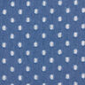 Tecido de ganga Pintas brilhantes – azul ganga,  thumbnail number 1