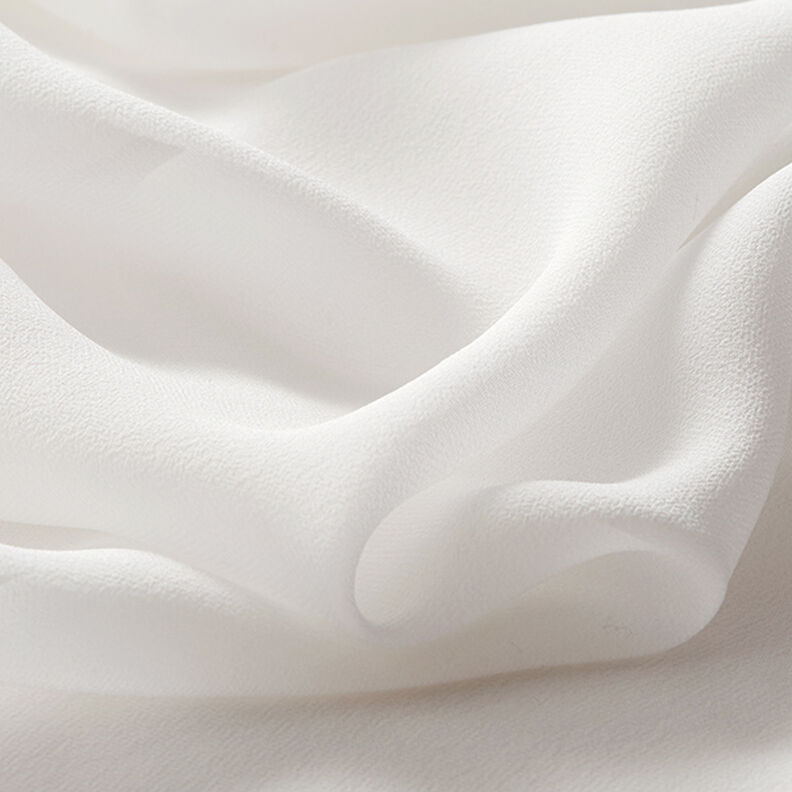 Chiffon de seda – branco,  image number 5