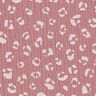Musselina/ Tecido plissado duplo Padrão Leo grande – rosa-velho escuro/branco,  thumbnail number 1