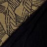 Jersey Romanit Folhas abstratas – oliva escura/preto | Retalho 90cm,  thumbnail number 4