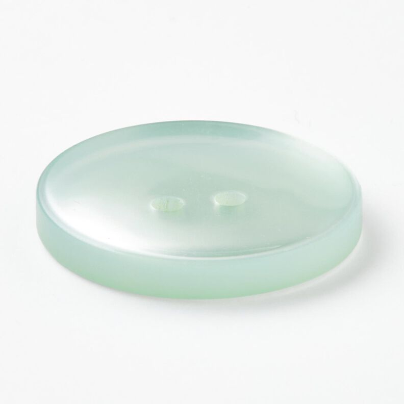 Botão de 2 furos brilhante [Ø 25 mm] – menta clara,  image number 2