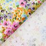 Tecido de algodão Popelina Flores coloridas – lavanda/azul,  thumbnail number 4