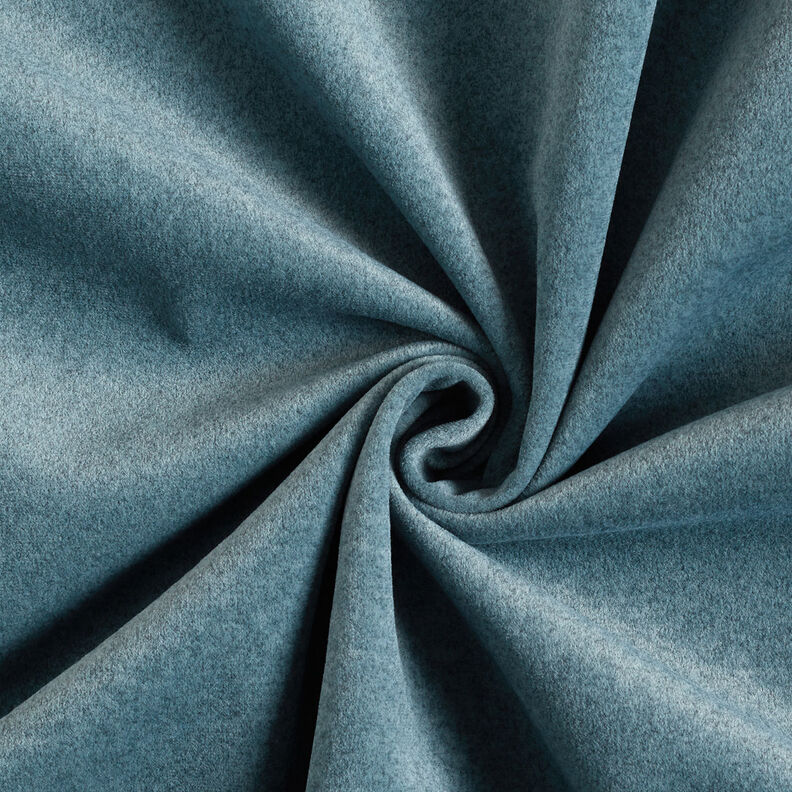Tecido térmico para cortinas Melange fina – azul petróleo claro,  image number 1