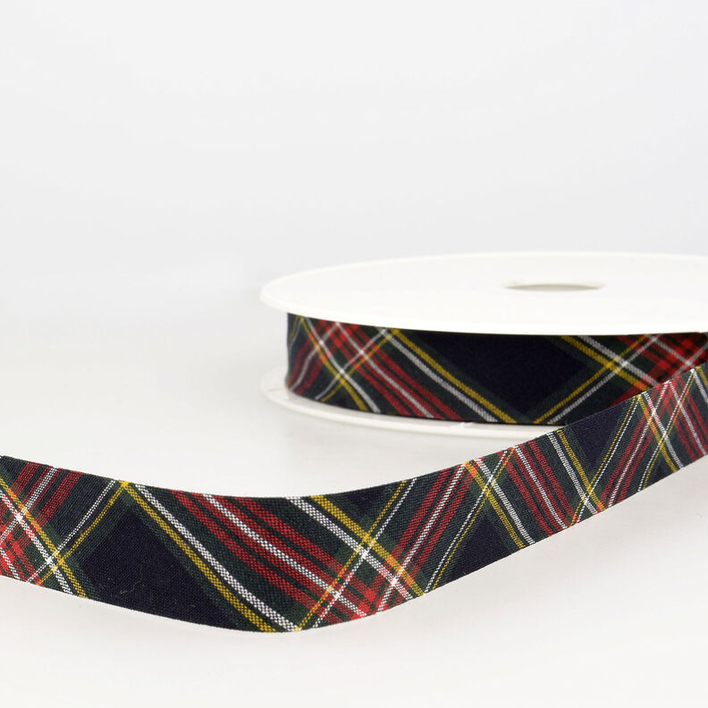Fita de vi&eacute;s Xadrez escoc&ecirc;s [20 mm] &ndash; preto,  image number 1