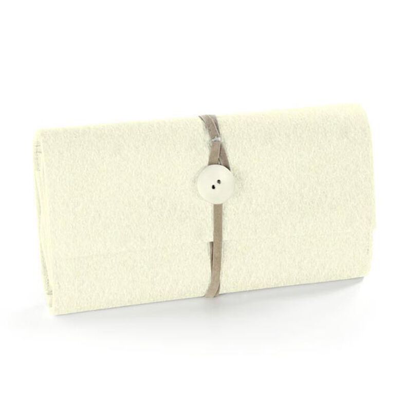 Feltro 90 cm / 1 mm de espessura – branco sujo,  image number 4