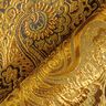 Jacquard para vestuário Paisley metálico – dourado/preto,  thumbnail number 4