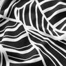 Jersey de viscose Folhas abstratas – preto/branco,  thumbnail number 2
