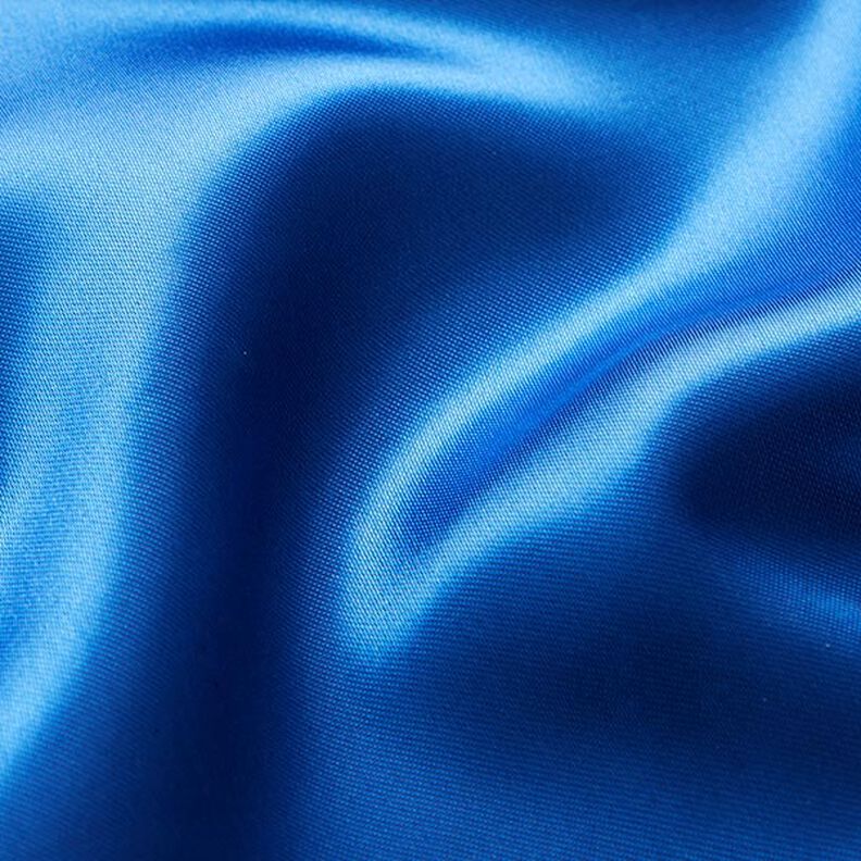 Cetim de poliéster – azul real,  image number 3
