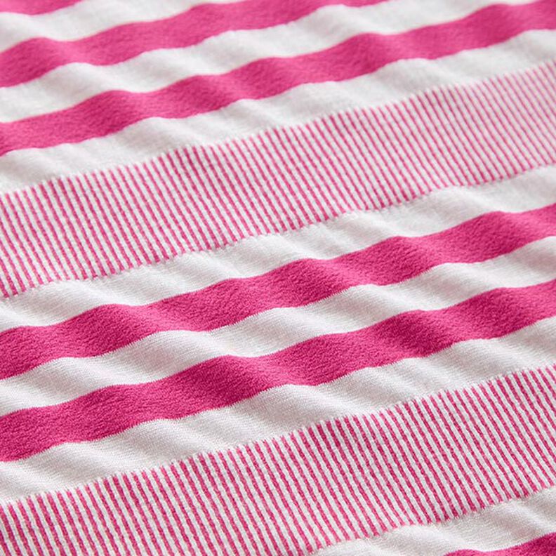 Jersey de viscose Colisão – branco/pink,  image number 2