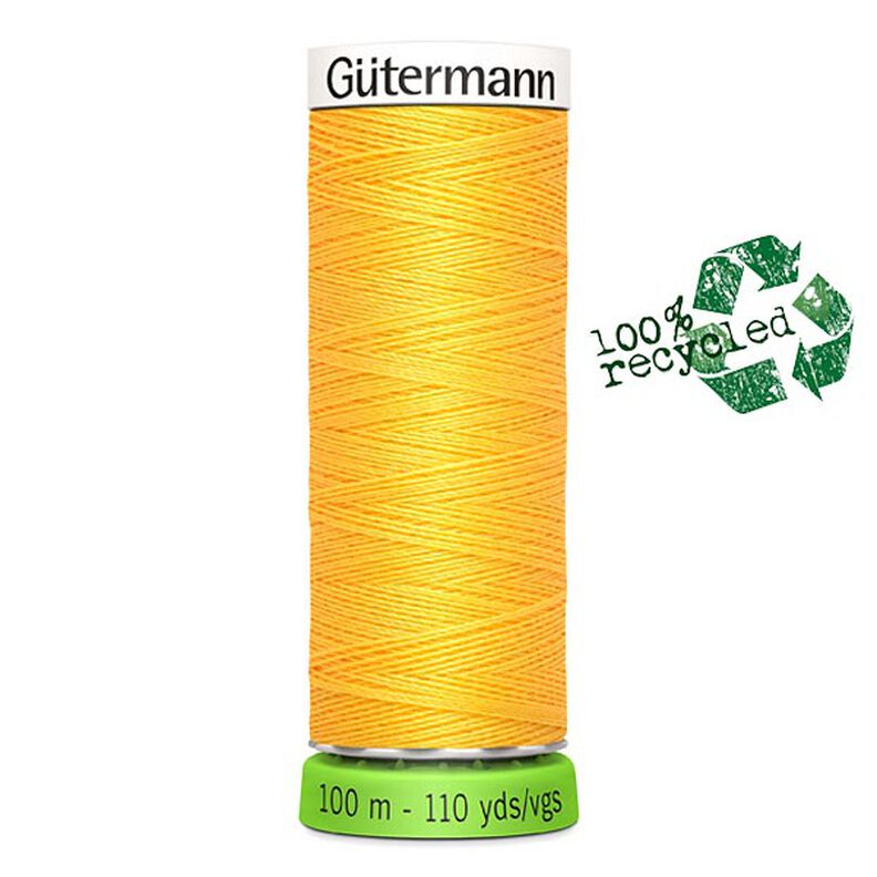 Fio cose-tudo rPET [417] | 100 m  | Gütermann – amarelo-sol,  image number 1