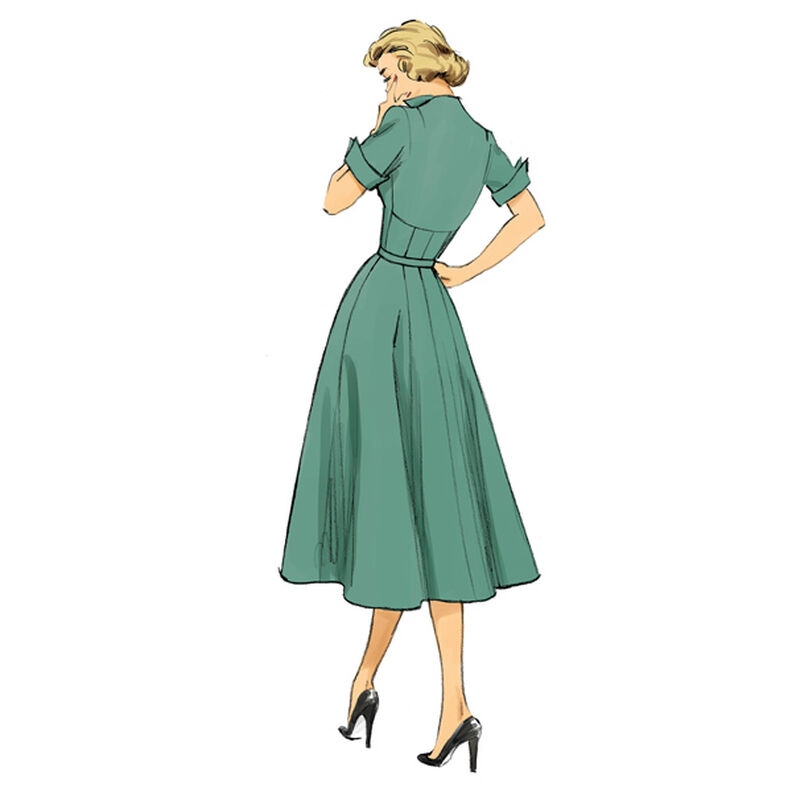 Vestido vintage 1952, Butterick 6018|40 - 48,  image number 6