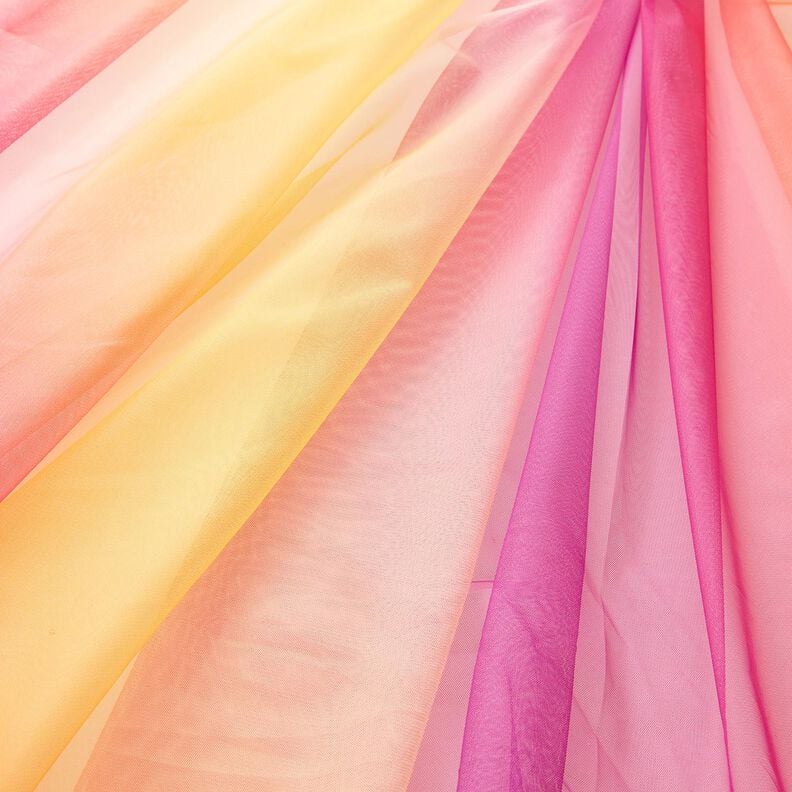 Softmesh Grada&ccedil;&atilde;o em arco-&iacute;ris &ndash; p&uacute;rpura m&eacute;dia/laranja-p&ecirc;ssego,  image number 8