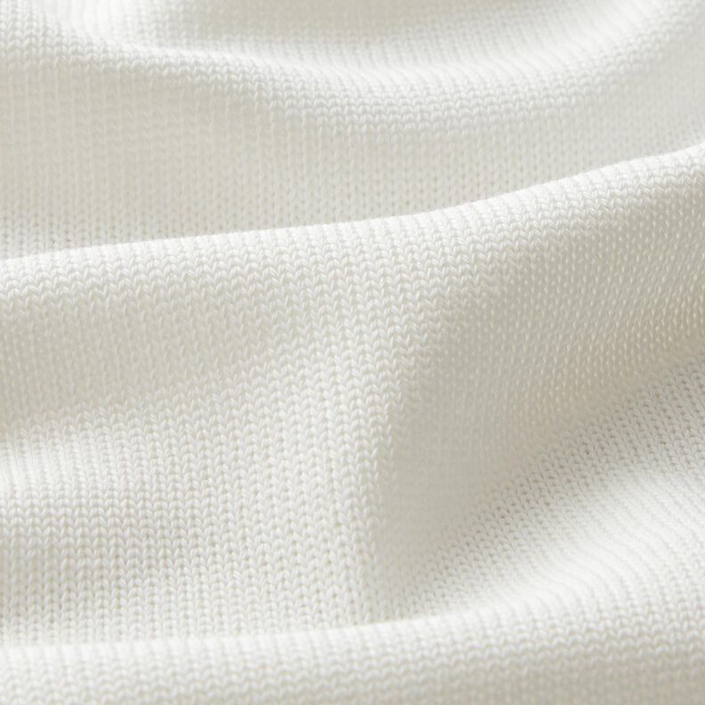 Tecido de malha de algodão – branco sujo,  image number 2
