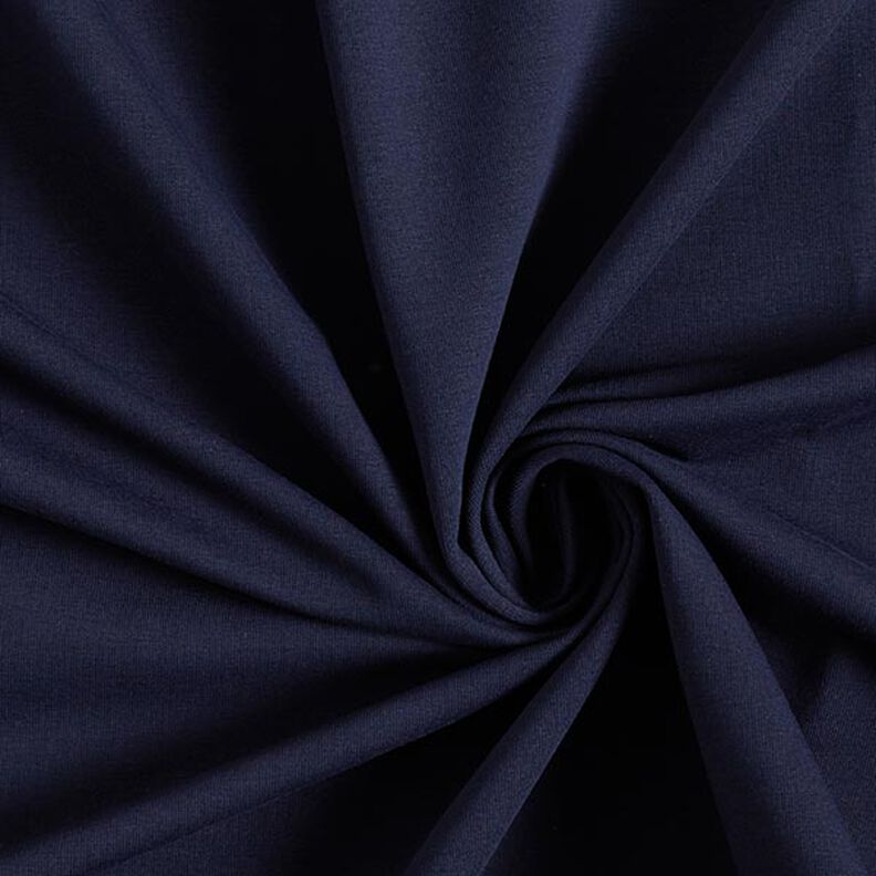 GOTS French Terry Sweat de ver&atilde;o | Tula &ndash; azul-marinho,  image number 1