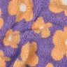 Tecido de pel&uacute;cia Teddy Flores | Poppy Fabrics &ndash; lavanda/damasco,  thumbnail number 2