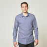 Tecido para blusas Mistura de algodão Riscas – azul-marinho/branco,  thumbnail number 6
