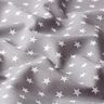 Popelina de algodão estrela médias – cinzento/branco,  thumbnail number 2