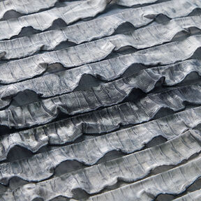 Jersey Folhos Batik Riscas diagonais – cinzento claro | Retalho 100cm, 