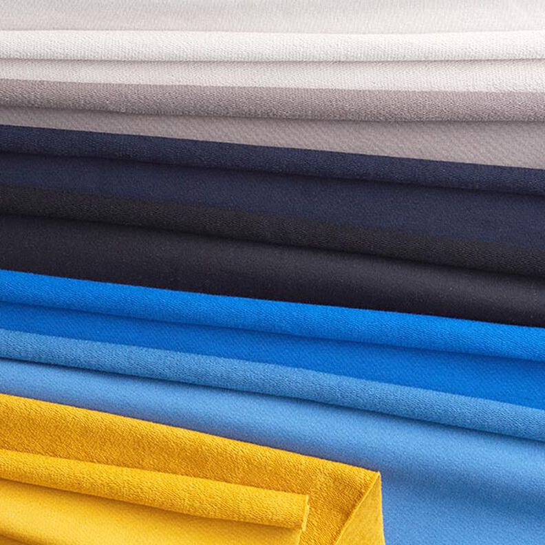 Terry francês simples liso – azul petróleo,  image number 5