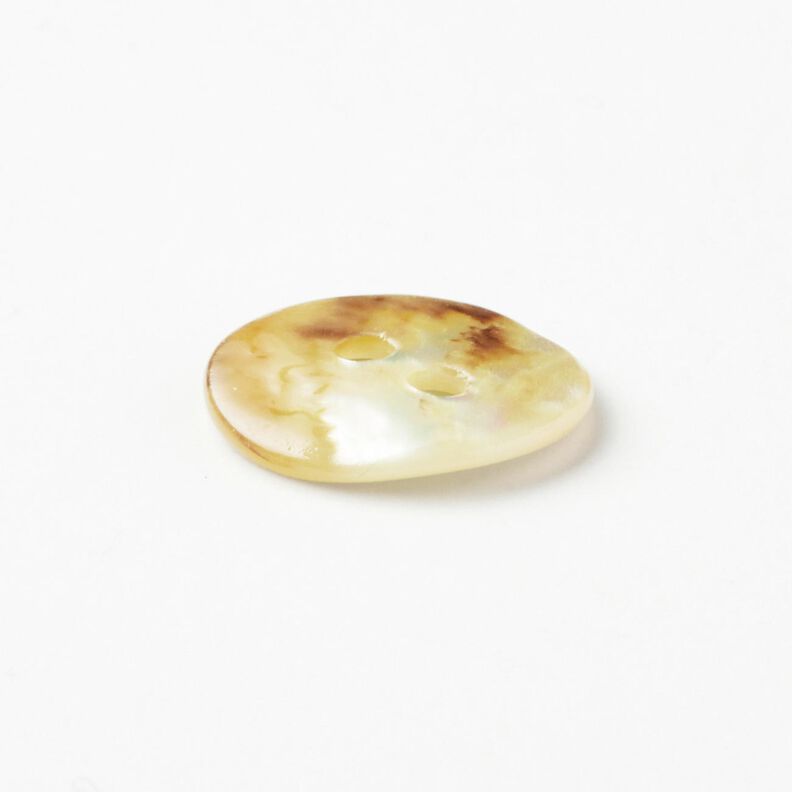 Botão de madrepérola Agoya [Ø 11 mm] – marfim,  image number 3