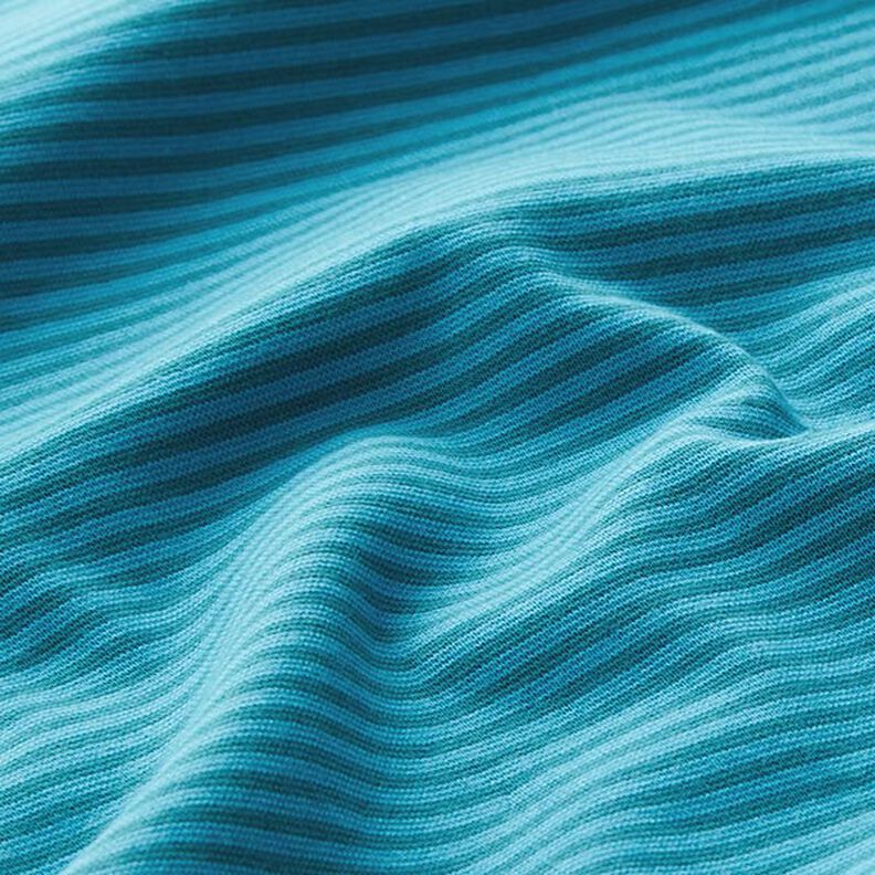 Bordas Tecido tubular Anéis estreitos – azul petróleo/turquesa,  image number 2