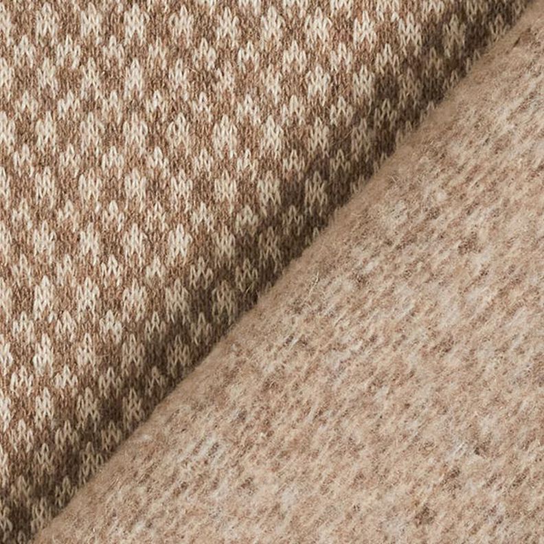Tecido de malha Mistura de lã Olho de pavão – anémona,  image number 3