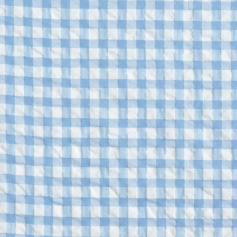 Anarruga Xadrez Vichy grande – branco/azul claro,  image number 1