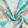 Viscose Voile Flores Tiffany – turquesa claro,  thumbnail number 3