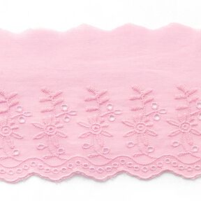Festão Fita de renda Flores [ 9 cm ] – rosa-claro, 