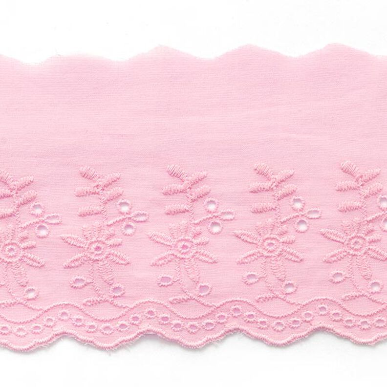 Festão Fita de renda Flores [ 9 cm ] – rosa-claro,  image number 1